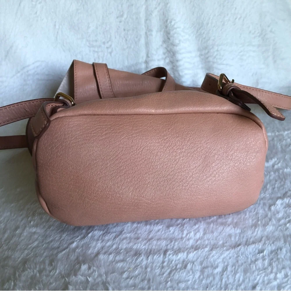 Lauren Conrad Backpack Purse Faux Leather Boho Handbag PINK